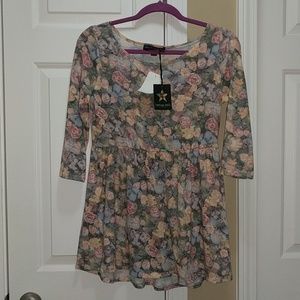 Floral Long Sleeve Blouse